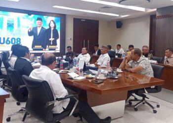 Bupati Pohuwato, Saipul Mbuinga, temui kementerian PU, Selasa (13/01/2026) (Prokopim Pohuwato)