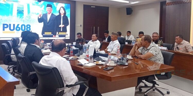 Bupati Pohuwato, Saipul Mbuinga, temui kementerian PU, Selasa (13/01/2026) (Prokopim Pohuwato)