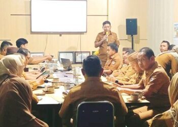 Bappeda Pohuwato, Rustam Melleng, paparkan RKPD Tahun 2027 (Prokopim Pohuwato)