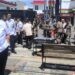 Wali Kota Gorontalo Adhan Dambea memimpin penertiban PKL di jalan Nani Wartabone, kompleks Bank BTN, Rabu (8/4/2026).