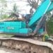 Satu unit excavator di amankan Polres Gorontalo, Kamis (16/04/2026) (Yusuf/Gopos)