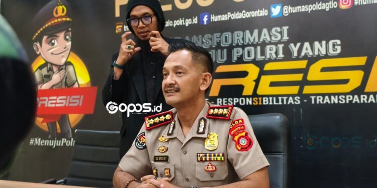 Kabid Humas Polda Gorontalo, Kombes Pol Desmond Harjendro.