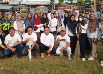 Rumah Sakit Umum Daerah (RSUD) dr. Zainal Umar Sidiki turut ambil bagian dalam kegiatan Gerakan Mopoberesi Kambungu . (foto.istimewa)