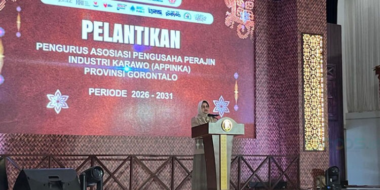 Pelantikan pengurus Asosiasi Pengusaha Perancang Mode Indonesia (APPMI) bersama Asosiasi Pengusaha Perajin Industri Karawo (APPINKA) Provinsi Gorontalo periode 2026–2031