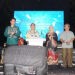 Deputi Kepala Perwakilan BI Gorontalo, M. Andi Destrian (Kiri) bersama Bupati Gorontalo Utara, Thariq Modanggu (kedua kiri) meluncurkan kawasan Nontunai. (Dok BI Gorontalo)