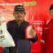 Ganti oli gratis kepada pengemudi bentor, ojek online di Kantor Baznas Kota Gorontalo pada 11 April 2026