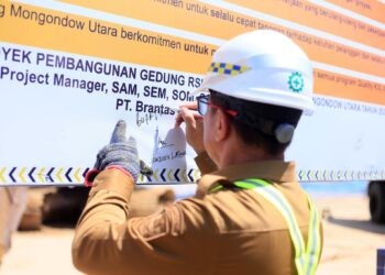 Pembukaan proyek pembangunan RSUD Boltara (Dok: Istimewa)