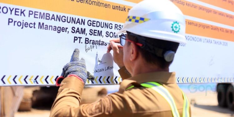 Pembukaan proyek pembangunan RSUD Boltara (Dok: Istimewa)