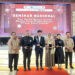 Seminar Nasional bertema “Tren Warna Wastra Daerah Menuju Pasar Global dengan Prinsip Keberlanjutan” di Grand Palace Convention Center, Kota Gorontalo, Jumat (24/4/2026).