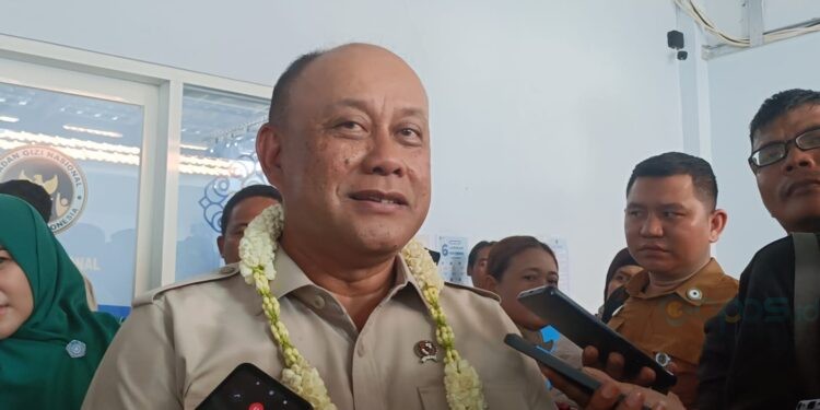 Kepala BGN Dadan Hindayana saat hadir di Jember resmikan dapur MBG