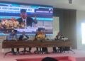 Seminar Nasional bertajuk “Disrupsi Ekonomi Akibat Perang Global: Perspektif Hukum Ekonomi Syariah terhadap Perekonomian Indonesia” yang digelar jurusan Hukum Ekonomi Syariah, Fakultas Syariah IAIN SMART bersama Pengurus Wilayah Persatuan Guru NU Gorontalo, Rabu (29/4/2026).