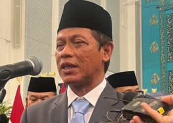 Wakil Menteri Koordinator Bidang Pangan (Wamenko Pangan) Hanif Faisol Nurofiq usai pelantikan di Istana Negara, Jakarta, Senin (27/4/2026). ANTARA/Fathur Rochman