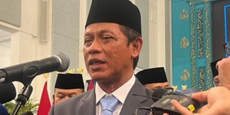 Wakil Menteri Koordinator Bidang Pangan (Wamenko Pangan) Hanif Faisol Nurofiq usai pelantikan di Istana Negara, Jakarta, Senin (27/4/2026). ANTARA/Fathur Rochman