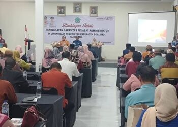 120 peserta ikut bimtek peningkatan kapasitas pejabat administrator di lingkungan pemerintah Boalemo (Prokopim Boalemo)