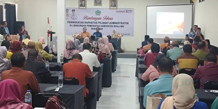 120 peserta ikut bimtek peningkatan kapasitas pejabat administrator di lingkungan pemerintah Boalemo (Prokopim Boalemo)