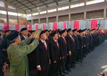 Ratusan kepala sekolah di Lantik bupati Jember Muhammad fawait (23/5/2026).