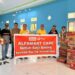 Alfamart Gorontalo menyerahkan bantuan secara simbolis untuk korban banjir bandang di Kecamatan Biau, Gorontalo Utara, Kamis (28/5/2026)