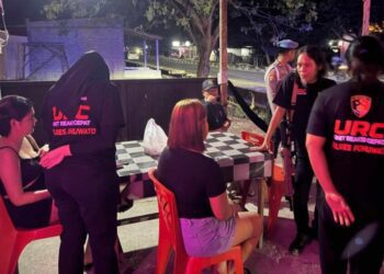 Tim URC melakukan patroli malam menyasar sejumlah titik rawan kriminalitas di Wilayah Pohuwato, Sabtu malam (30/05/2026) (Istimewa)