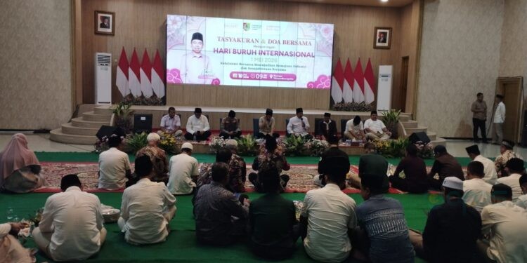 Bupati Jember Muhammad Fawait Saat  memperingati May Day 2026.
