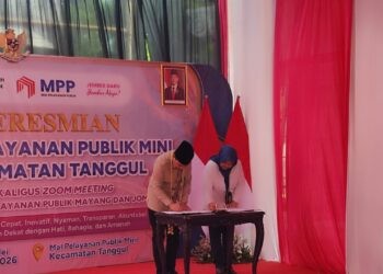 Bupati Jember Muhammad fawait saat meresmikan MPP di Kecamatan Tanggul Kabupaten Jember