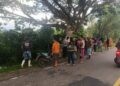 Salah satu korban kecelakaan di jalan Trans Sulawesi saat berada di Puskesmas Lemito, Selasa (05/05/2026) (Istimewa)