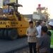 Bupati Jember Muhammad fawait saat mengecek perbaiki jalan di Jombang - Kencong