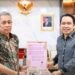 Bupati Jember Muhammad fawait saat menemui Mentri Sosial RI Agus Jobo Priyono