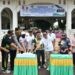 Wakil Bupati Boalemo, Lahmuddin Hambali, launching Sistem Penerimaan Murid Baru (SPMB) Tahun Ajaran 2026/2027 di Alun-alun Tilamuta, Selasa (19/5/2026) (Prokopim Boalemo)