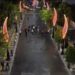 Bupati Jember Muhammad fawait saat meninjau food street