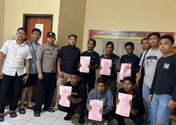 Enam penetapan tersangka pengrusakan di Popayato Timur di PT BJA, PT IGL, dan PT BTL,  (Istimewa)