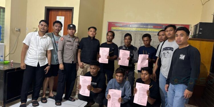 Enam penetapan tersangka pengrusakan di Popayato Timur di PT BJA, PT IGL, dan PT BTL,  (Istimewa)