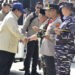Presiden Prabowo Subianto saat meresmikan Kampung Nelayan Merah Putih (KNMP) Leato, Gorontalo.