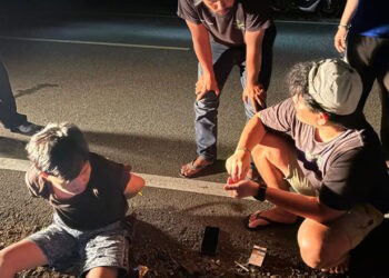Pemuda asal Makassar ditangkap Polres Pohuwato usai didapati membawa narkotika jenis sabu, Senin (18/05/2026) malam (Istimewa)