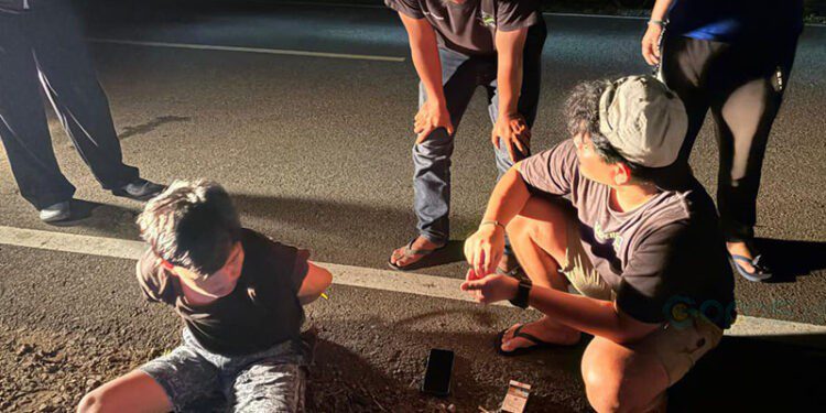 Pemuda asal Makassar ditangkap Polres Pohuwato usai didapati membawa narkotika jenis sabu, Senin (18/05/2026) malam (Istimewa)