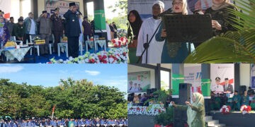 Upacara Hari Kebangkitan Nasional ke-118 tingkat Kabupaten Bone Bolango tahun 2026 di Lapangan Alun-Alun, Rabu (20/5/2026) terasa berbeda. Satu per satu pejabat daerah tampil bukan sekadar sebagai peserta, melainkan mengambil peran langsung di barisan kehormatan upacara.