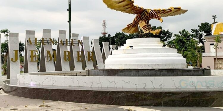 Ilustrasi Alun-alun Kota Jember, Jawa Timur.(F. dok/istimewa)