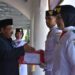 Bupati Boalemo, Rum Pagau, saat memimpin hari Pancasila, Senin (01/06/2026) (Prokopim Boalemo)