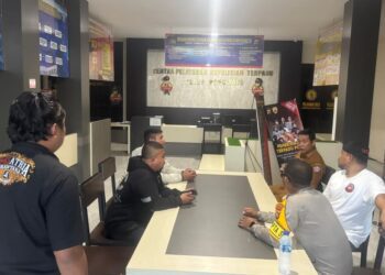 Polres Pohuwato mediasi perselisihan antara warga dan debcolector, Selasa (03/06/2026) (Istimewa)