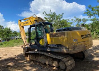 Satu Unit Excavator di amankan polres Pohuwato, Kamis (11/06/2026) (Istimewa)