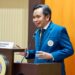 Ujian Terbuka Program Doktor Ilmu Ekonomi Muhammad Fawait di FEBI Universitas Airlangga, Jumat (12/6/2026). (Foto: Dok/Diskominfo Jember)