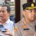 AKBP MUHAMMAD JUNAEDDY JOHNNY,
WADIRLANTAS POLDA KALSEL yang sebelumnya juga menjabat Kapolres Tanah Laut (kanan), AKBP Firman Taufik KASUBDIT 4 DITRESKRIMSUS POLDA GORONTALO (Kiri).