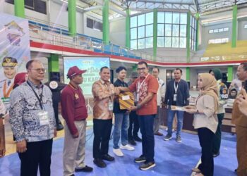 Irwan Bempah saat menghadiri Penas Petani dan Nelayan Gorontalo