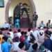 Wakil Bupati Boalemo, Lahmuddin Hambali, memberikan sambutan program LAZISMU. (Prokopim Boalemo)