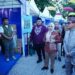 Wakil Gubernur Gorontalo Idah Syahidah Habibie bersama Kepala KPw BI Gorontalo Bambang Satya Permana meninjau stand PESONA SERLIGO di Limboto, Kabupaten Gorontalo, Jumat sore (19/6/2026).