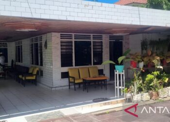 Salah satu rumah warga Desa Bunggalo, Kecamatan Telaga Jaya, Kabupaten Gorontalo yang akan dijadikan penginapan bagi peserta PENAS XVII, Minggu (14/6/2026). (ANTARA/HO-Diskominfotik)