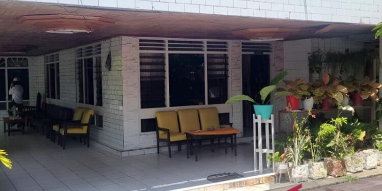 Salah satu rumah warga Desa Bunggalo, Kecamatan Telaga Jaya, Kabupaten Gorontalo yang akan dijadikan penginapan bagi peserta PENAS XVII, Minggu (14/6/2026). (ANTARA/HO-Diskominfotik)