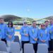 Anggota DPRD Provinsi Gorontalo, Yeyen Sidiki (lima dari kiri) bersama jajaran Aleg Deprov Gorontalo saat menghadiri pembukaan Penas KTNA XVII di GOR David Toni Limboto, Sabtu (20/6/2026)