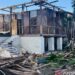 Pembongkaran rumah jawatan bekas Kantor Pos di Kota Gorontalo yang disebut menjadi lokasi pengibaran bendera Merah Putih pertama oleh Pahlawan Nasional Nani Wartabone, Jumat (19/6/2026). (ANTARA/Faradila Alim)