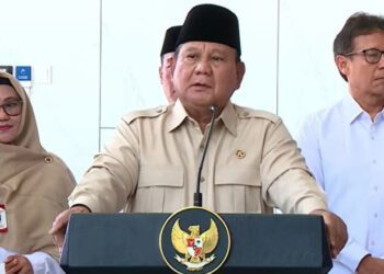 Tangkapan layar - Presiden RI Prabowo Subianto menyampaikan pidato dalam peresmian Rumah Sakit Umum Daerah (RSUD) Kiai Haji Muhammad Thohir di Krui, Kabupaten Pesisir Barat, Provinsi Lampung, Rabu (10/9/2026). ANTARA/YouTube Sekretariat Presiden/Aditya Ramadhan
