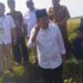 Bupati Jember Muhammad fawait saat meninjau lokasi Irigasi Pertanian di Jenggawah